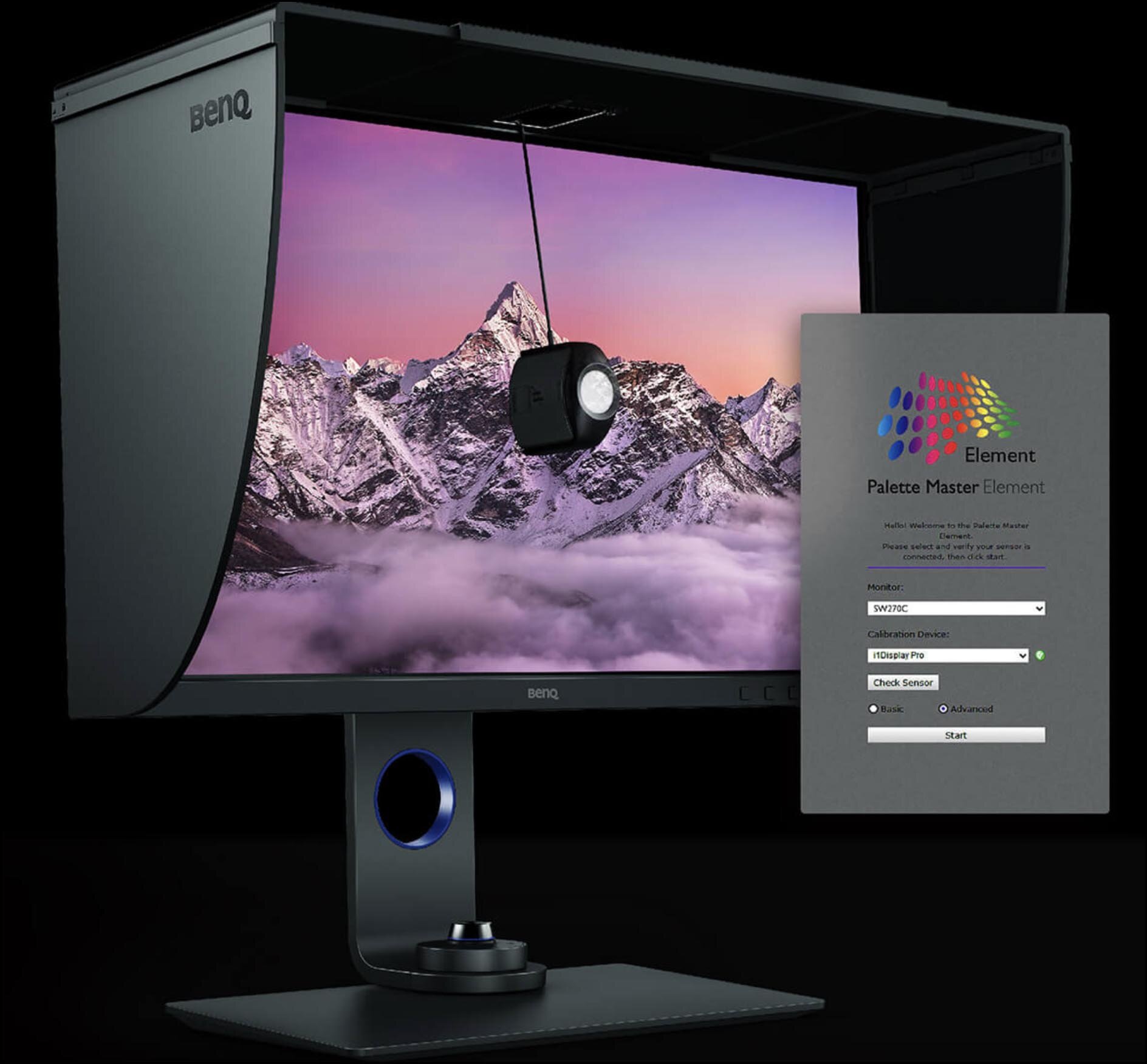 1時間のみ使用 BenQ SW271 BenQ、“正確な色再現が可能な”プロ向け27型4K液晶ディスプレイ